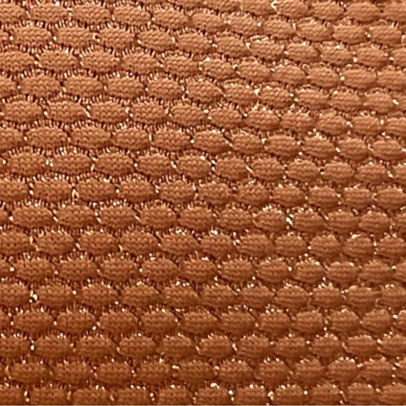 Seafolly Stardust Metallic Stretch-piqué Bronze Bikini Top - Picture 4 of 11